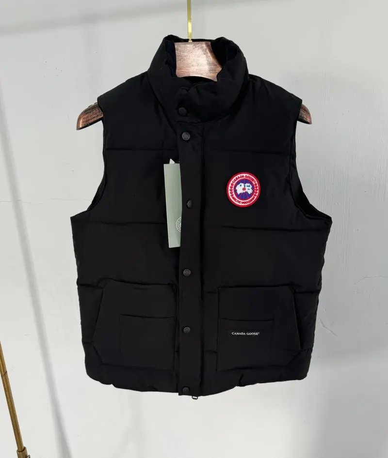 Black red emblem vest