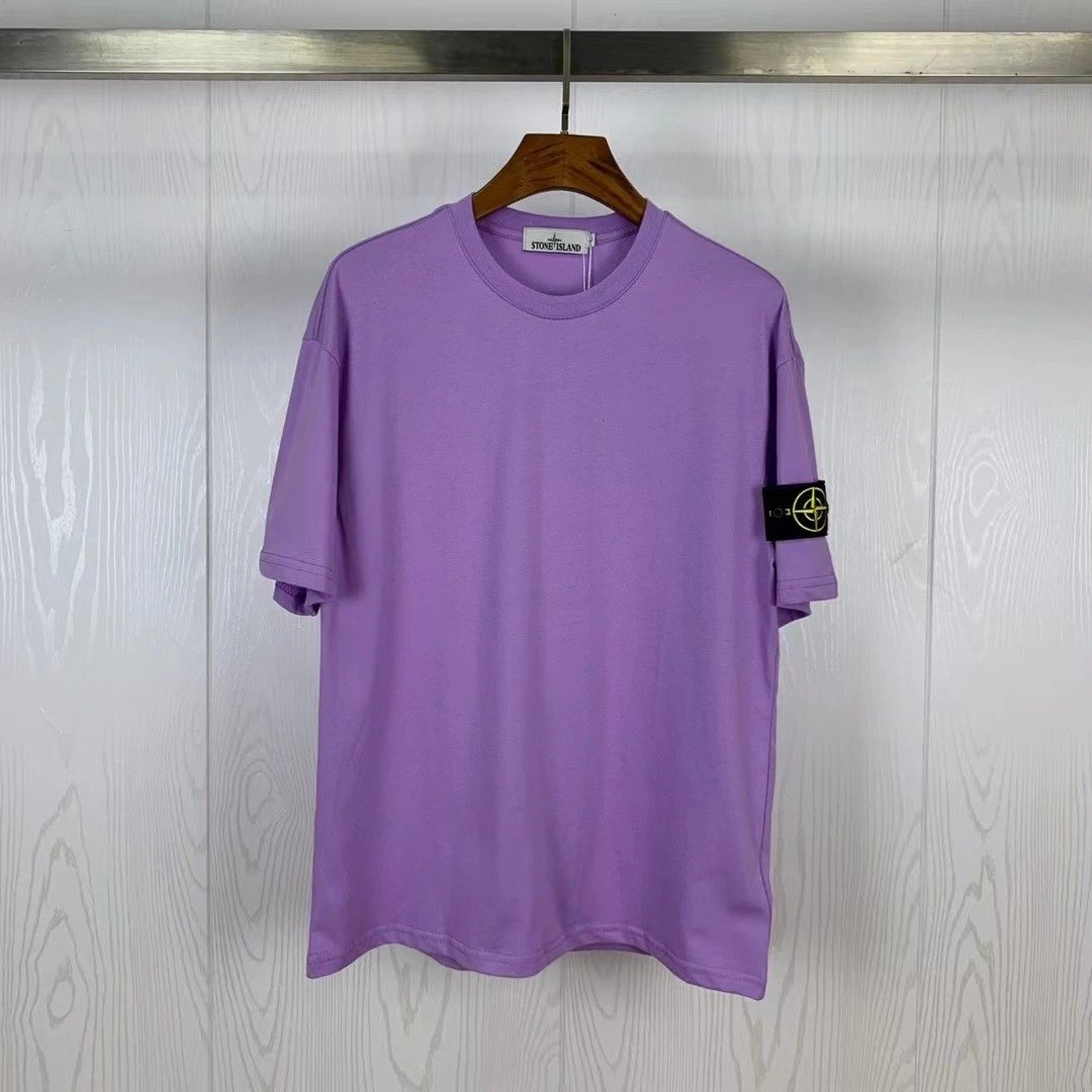 Short sleeved purple